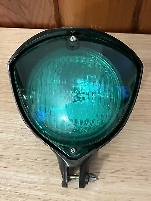 Vintage VEHICLE / BOAT / INDUSTRIAL SPOTLIGHT Mount Green Cover Untested • $18.99