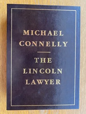 Michael Connelly The Lincoln Lawyer 1st Ed SIGNED Limited Edition # 166 / 275 • $500