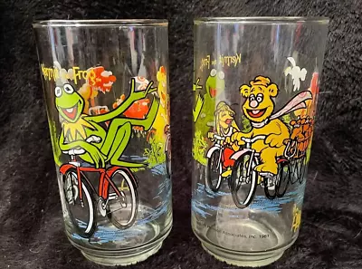 Muppet Glasses 1981 McDonalds The Great Muppet Caper Kermit The Frog Lot Of 2 • $12.99