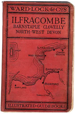  Ilfracombe & North-West Devon  Ward Lock Red Guide 12th Ed Revised 1934-35 • £10