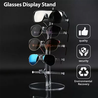 $13.98 • Buy 5 Pair Rack Show Sunglasses Glasses Display Stand Holder Plastic Counter