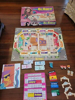 Mall Madness 1989 Milton Bradley Board Game 100% Complete Doesn't Talk • $75