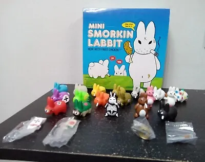 Kidrobot Mini Smorkin’ Labbit Now With Fried Chicken Full Set Of 18 • $329.99