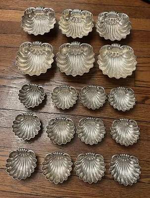 Missiaglia Italy 800 Silver Set Of 18 Figural Shell Footed Bowls 1815.7 Grams • $5000