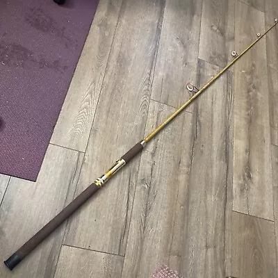 6’6” Used 2 Pc Spinning Rod/ Fishing Rod 15-30LB MEDIUM • $24.99