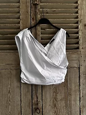 Zara White Top Size M Measurements Shown • £9.99