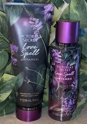 Victoria's Secret Fragrance Mist & Lotion Set Lot Of 2 LOVE SPELL UNTAMED • $35