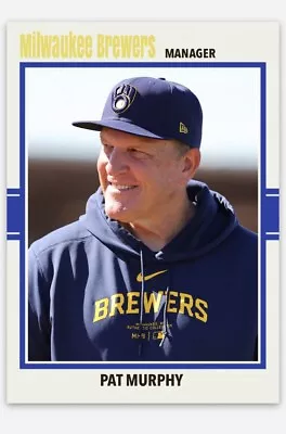 Pat Murphy ACEO Baseball Card! Milwaukee Brewers!  MLB! • $9.49