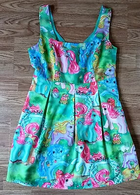 My Little Pony Dress ALL OVER PRINT Women's Size XLarge Lined Hot Topic  • $35