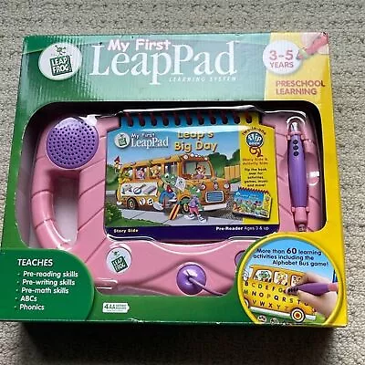 LeapFrog NIB Pink My First LeapPad Learning System Ages 3-5 Preschool NEW • $49.99