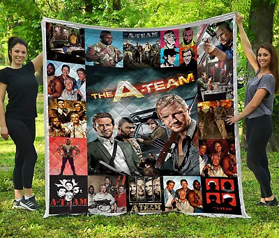 The A-Team Quilts The A-Team TV Series Quilt Blanket Super Soft Cozy • $59.95