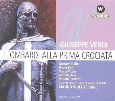 Ermanno Wolf-ferrari Verdi: I Lombardi Alla Prima Crociata New Cd • $85.58