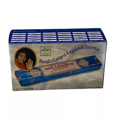 Bundle X 12 Nag Champa Incense 180 Gr Made In India  • $15.74