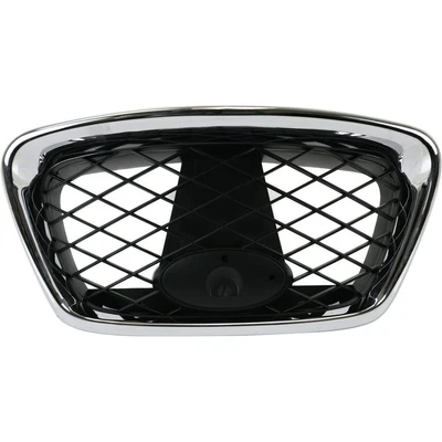 $54.10 • Buy Grille For 2006-2007 Subaru Impreza Center Chrome Shell W/ Black Insert Plastic