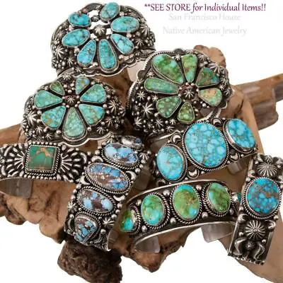 NATIVE AMERICAN JEWELRY LOT Sterling Silver Old Pawn Turquoise YELLOWSTONE • $297008.04