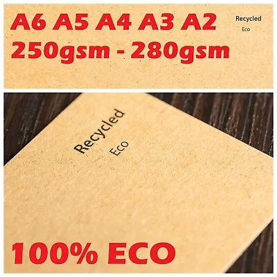 £1505.99 • Buy A4 Kraft Brown Card Making Thick Paper Craft Blank Place Tag Box Envelopes Board