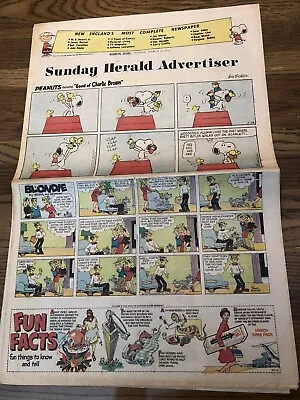 Boston Herald-Advertiser Sunday Comics March 24 1974 Donald Duck Mickey Mouse • $7.99