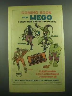 1975 Mego Action Figures Ad - Falcon The Lizard The Goblin And Hulk • $19.99