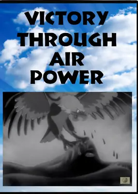 Victory Through Air Power DVD - Rare WWII Cartoon Propaganda Film By Walt Disney • $13.99