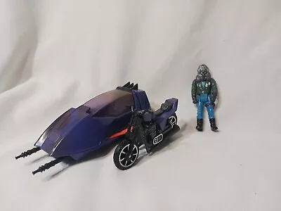 Vintage M.A.S.K. Kenner 1985 PIRANHA Motorcycle Sidecar W/ Figure Sly Rax  • $19.99