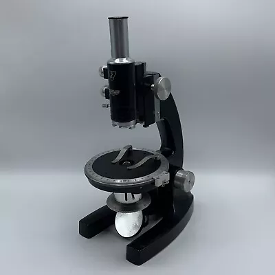 Vintage Bausch And Lomb Rotating Stage Monocular Microscope /hgb • $160