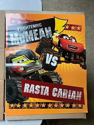 Disney Pixar Cars Toon Mater Tall Tales Frightening McMean V Rasta Carian Poster • $15