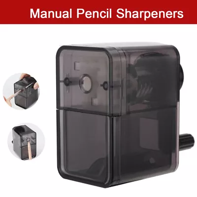 Manual Pencil Sharpener Table Hand Desktop Pencils Sharpener Gift US • $10