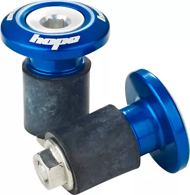 Hope Grip Doctor Bar End Plugs Blue • $29.06