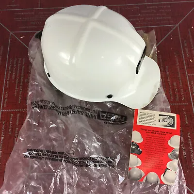 NOS New* Vintage MSA Comfo Cap Hard Hat Helmet Construction Work White Mining  • $106.24