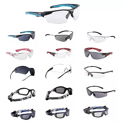 £12.49 • Buy Bolle Various Types Safety Glasses - BOLLE PLATINUM Anti-Fog & Anti-Scratch Lens