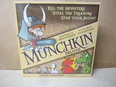 Munchkin Deluxe Steve Jackson Board Game New Sealed Sjg 1483 • $18.25