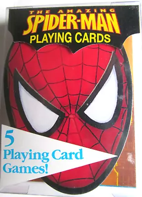 New Spiderman Deck Of Playing Cards 2006 VGC 5 Card Games Marvel Spider Man H3 • $9.50