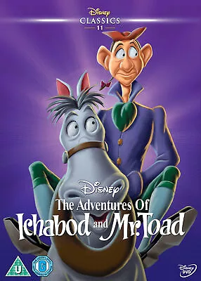 The Adventures Of Ichabod And Mr Toad [U] DVD - James Algar • £6.99