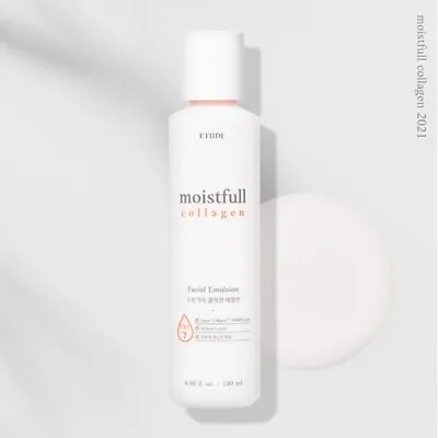 ETUDE HOUSE Moistfull Collagen Facial Emulsion 180ml Moisture K-Beauty Skin Care • $26.71