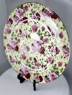 Royale Garden Staffordshire Chintz Collection Roses Platter 12 3/8” EUC • $19.79