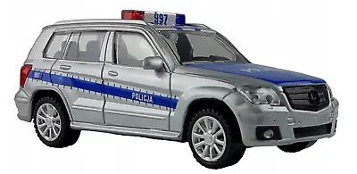 Mercedes Benz GLK Germany/Polish Police Car Model Metal Diecast Toy 1:43 Rastar • £10.99