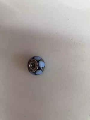 Pandora Charm Blue Triangle Murano Charm Retired 790637 • $18