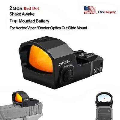 Shake Awake Red Dot Reflex Sight CALF X1 For Viper Cut Dagger Glock MOS G3C TORO • $110.17