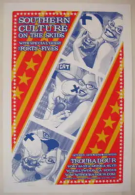 2002 Southern Culture On The Skids Silkscreen Concert Poster S/n By Brian Ewing • $24.90