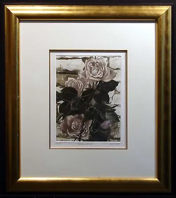 G.H Rothe Sterling Silver ROSES Mezzotint Etching Hand Signed Artwork Make Offer • $3400