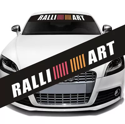 1Pcs Racing RALLI ART Sport Sticker Decals Luxury Car Front Windshield Sticker • $12.99