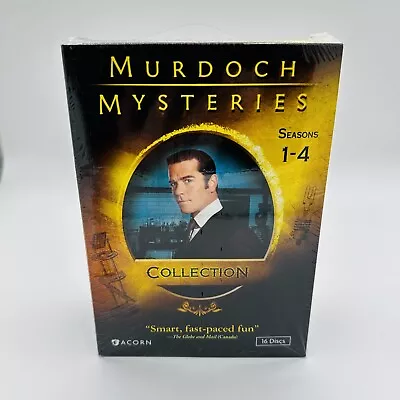 MURDOCH MYSTERIES Complete Series Collection Season 1-4 DVD 16-Disc Set 1 2 3 4 • $40.49