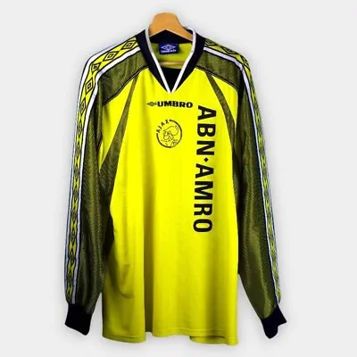 Ajax Goalkeeper Football Shirt 1998 - 1999 Umbro Adults XL - XXL Van Der Sar • £219