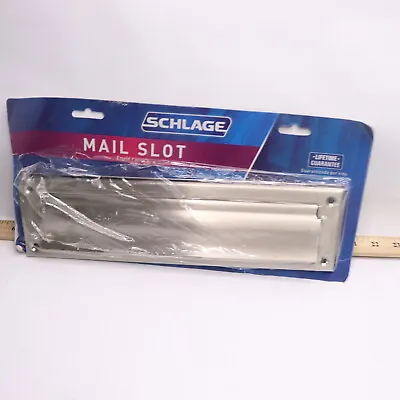  Schlage Mail Slot Brass Nickel Brass SC620B-619 • $33.57