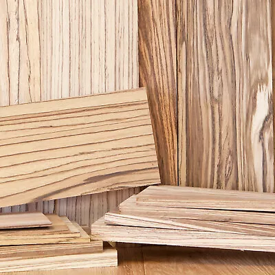 1/8  1/4  1/2  & 3/4  S4S Zebrawood Dimensional Lumber • $10