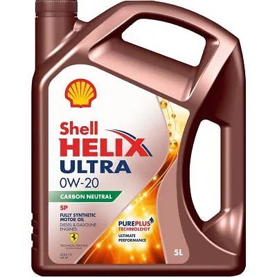 Shell Helix Ultra 0W-20 SP Engine Oil 5L • $71.97