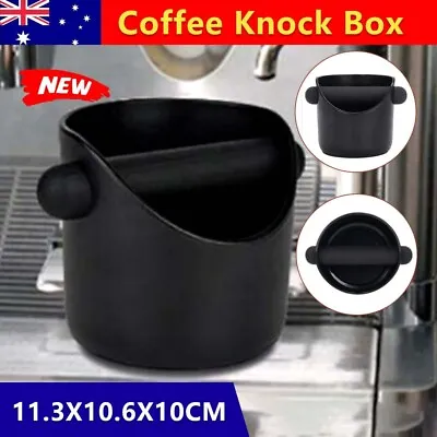 $12.85 • Buy Coffee Knock Box Bin CREMA PRO Espresso Grinds Tamper Waste Container Tamp Tube