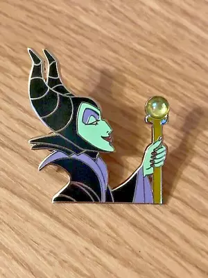 Disney Sleeping Beuaty Maleficent Holding Jeweled Staff Pin • $5.91