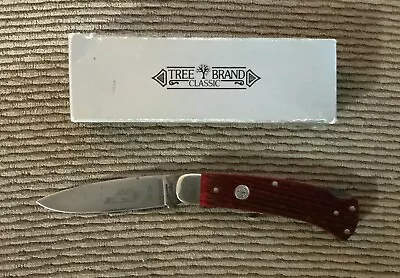 Boker Tree Brand Knife Lockback Hunter-Jigged Red Bone • $85