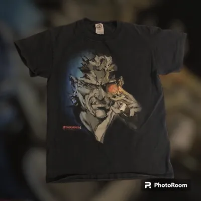 Vtg Metal Gear Solid 4 Original Game Official Promo T Shirt 2008 RARE Sz Small • $99.99